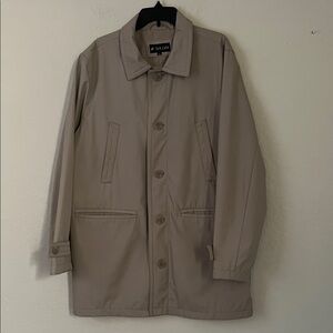 Wilson Leather M Julian Men’s Jacket Blazer Tan/Light Brown Buttons Collared XL